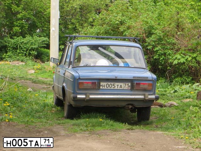 Фото автомобиля LADA 2104 LADA, 2000 — госномер Н005ТА71. Цвет: сине-зеленый