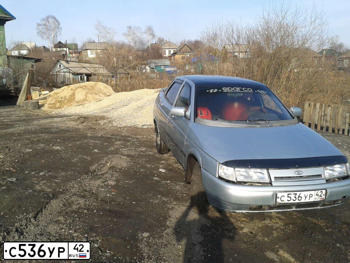 Фото автомобиля LADA 2110 LADA, 2001 — госномер С536УР42. Цвет: СЕРЕБРИСТО-ГОЛУБОЙ