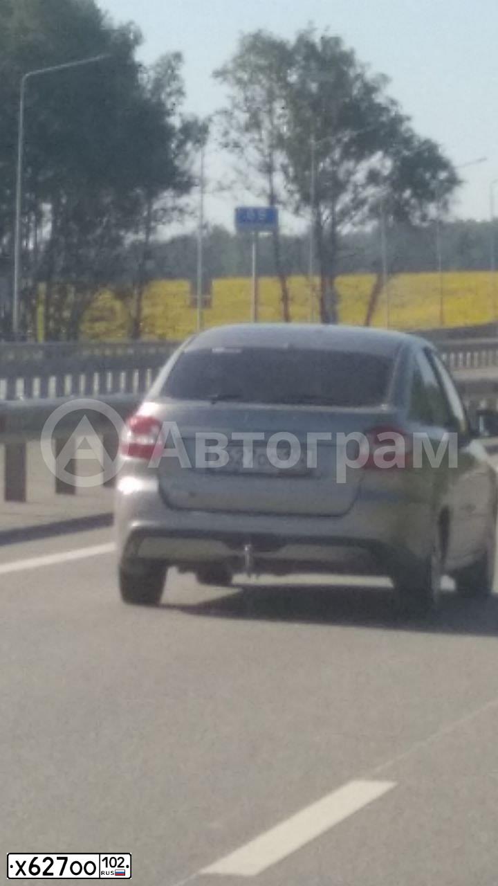 Фото автомобиля LADA 2191 GRANTA, 2019 — госномер Х627ОО102. Цвет: СЕРЕБРИСТО-СЕРЫЙ