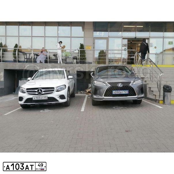 Фото автомобиля MERCEDES GLC-KLASSE, 2015 — госномер Р777ЕО93. Цвет: Белый