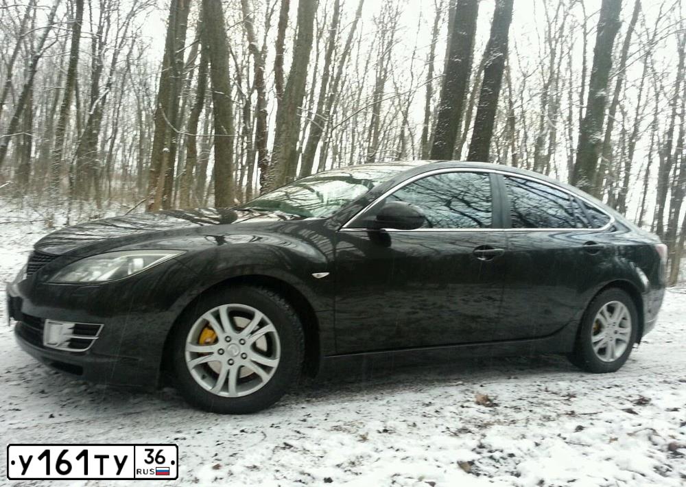 Фото автомобиля MAZDA 6, 2007 — госномер Н122ВН10. Цвет: ЧЕРНЫЙ