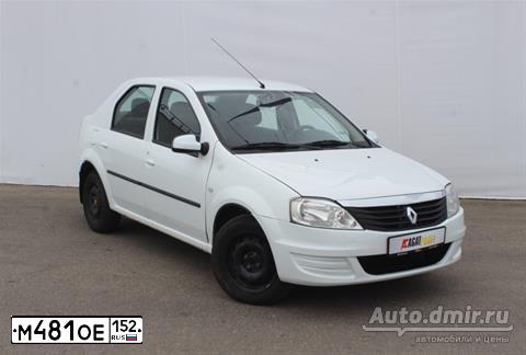 Фото автомобиля RENAULT LOGAN, 2013 — госномер С461ОХ152. Цвет: Белый