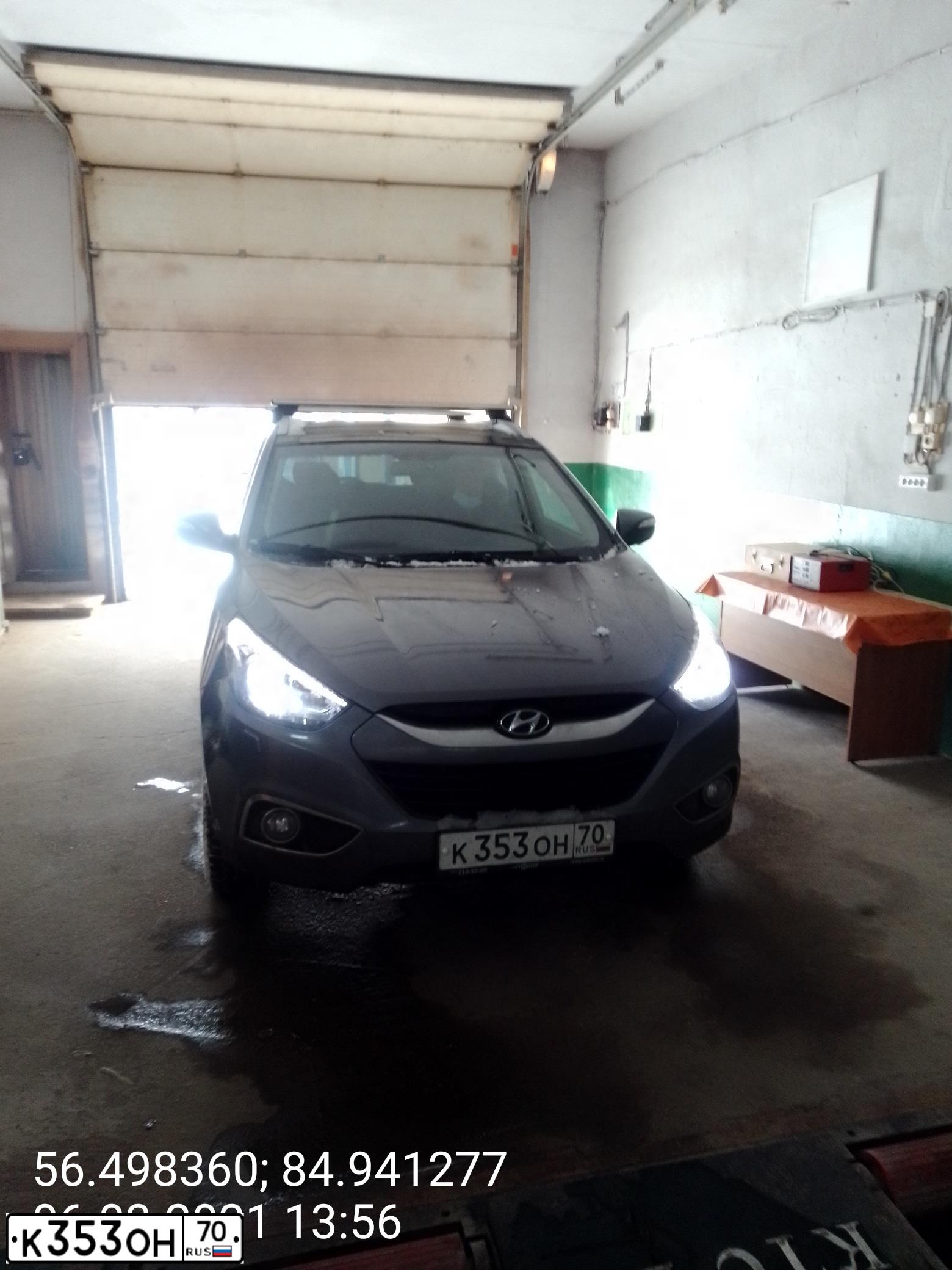 Фото автомобиля HYUNDAI IX35, 2013 — госномер А990НО142