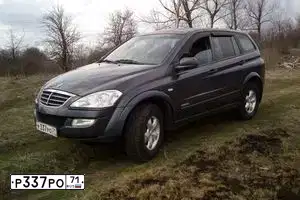 Фото автомобиля SSANGYONG KYRON, 2014 — госномер С345ВТ136. Цвет: ТЕМНО-СЕРЫЙ