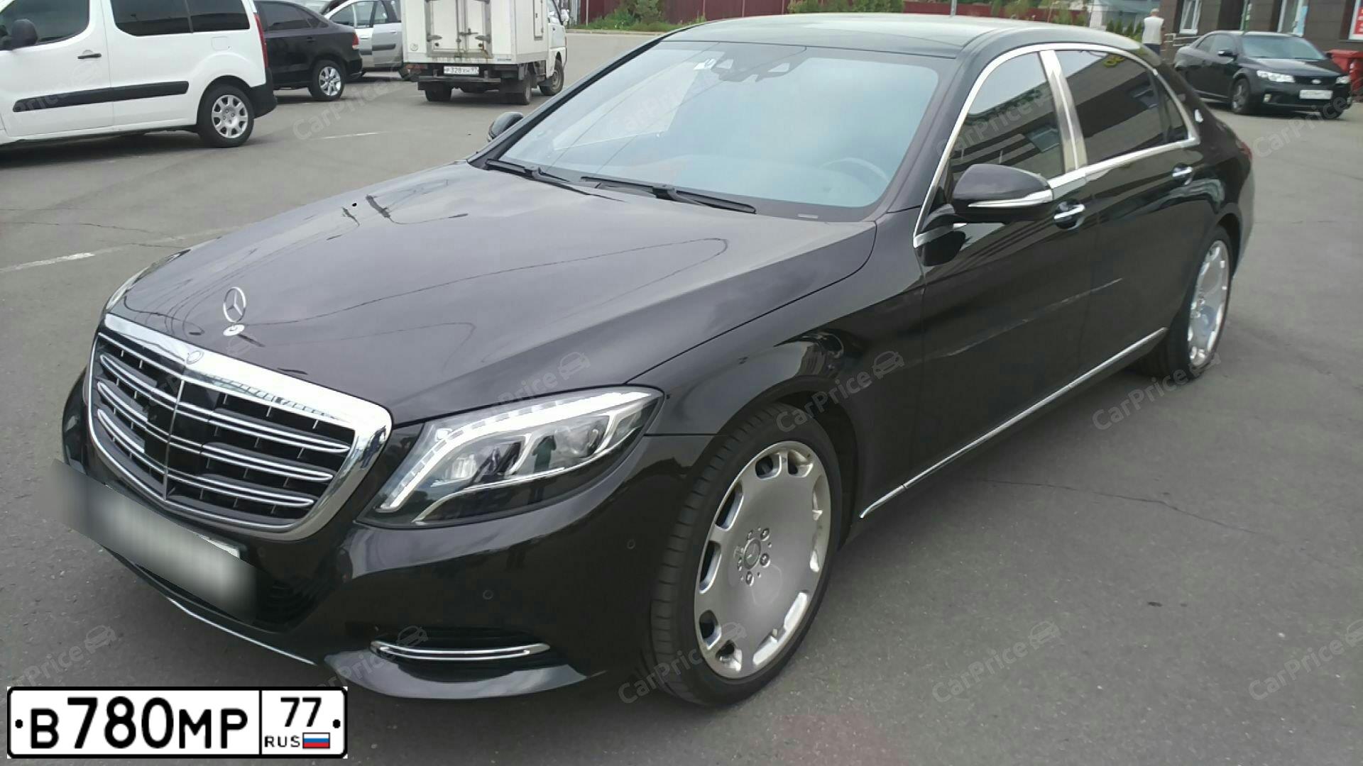 Фото автомобиля MERCEDES S-KLASSE, 2015 — госномер В780МР77. Цвет: ЧЕРНЫЙ