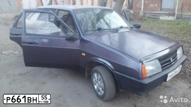 Фото автомобиля LADA 2109 SAMARA, 1997 — госномер Р661ВН55. Цвет: ФИОЛЕТОВЫЙ