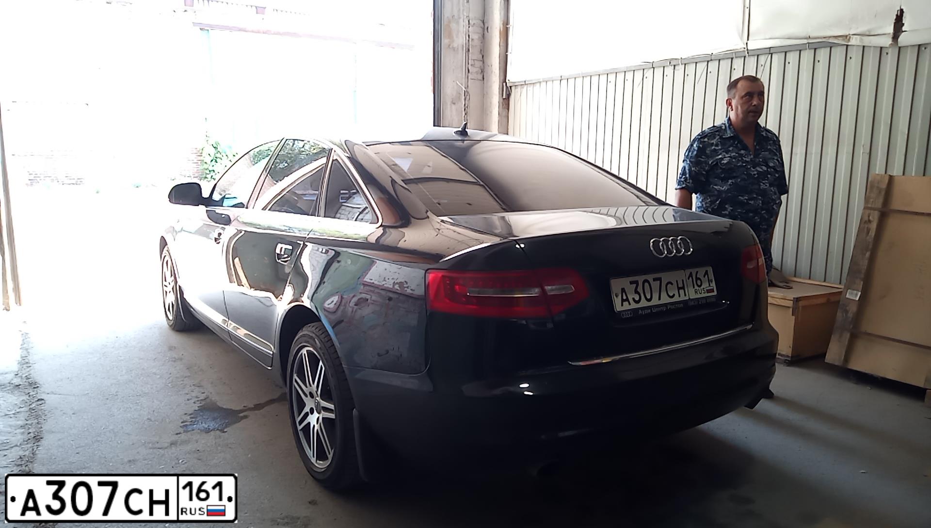 Фото автомобиля AUDI A6, 2009 — госномер А701МР97. Цвет: ЧЕРНЫЙ