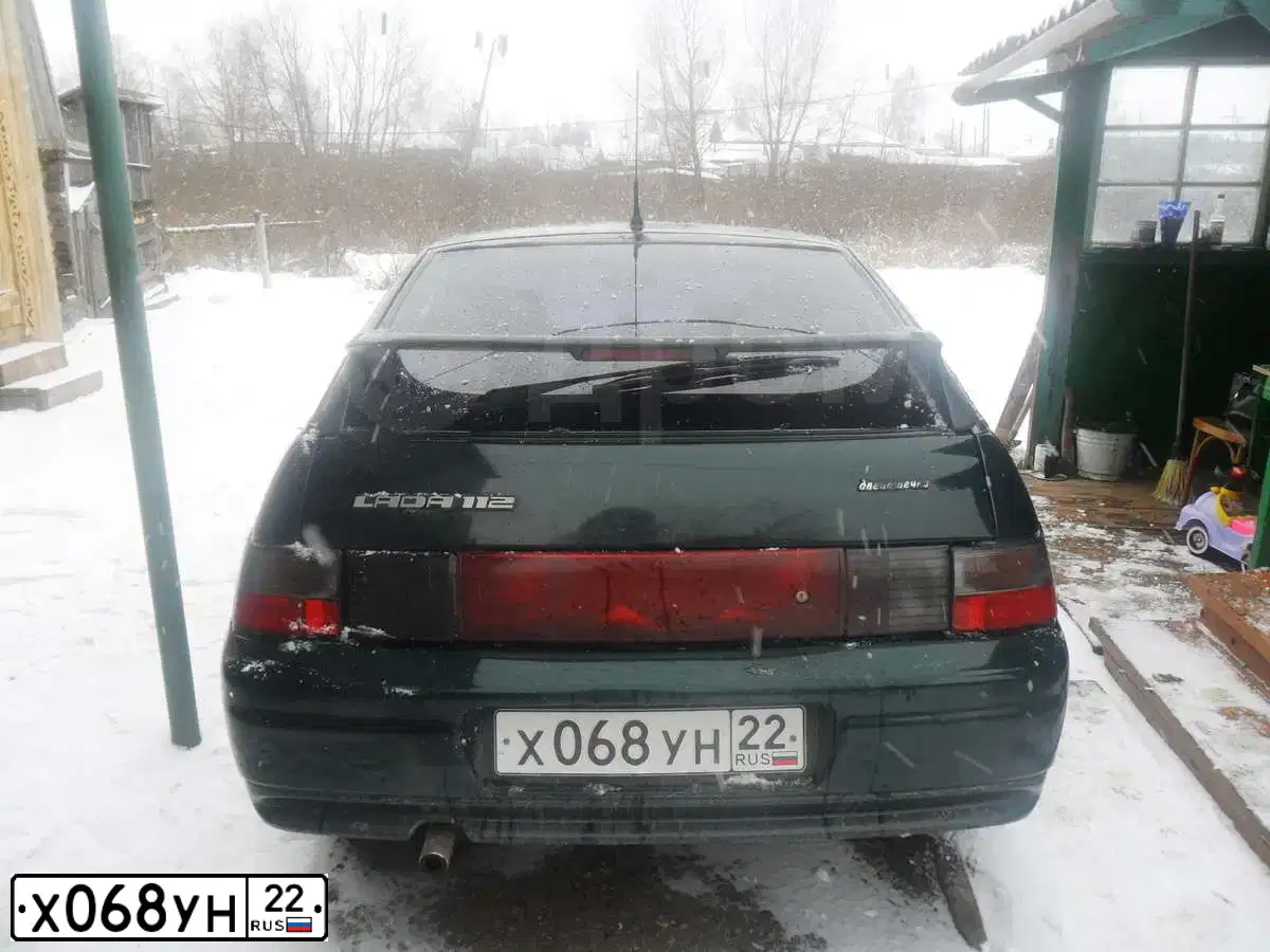 Фото автомобиля ВАЗ 21122, 2004 — госномер В729ВУ122. Цвет: Темно-зеленый