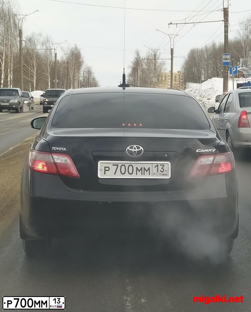 Фото автомобиля TOYOTA CAMRY, 2009 — госномер Р700ММ13