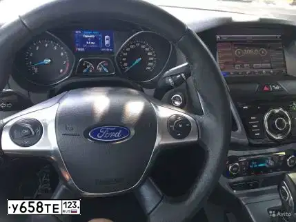 Фото автомобиля FORD D FOCUS, 2012 — госномер С504МО761. Цвет: Белый