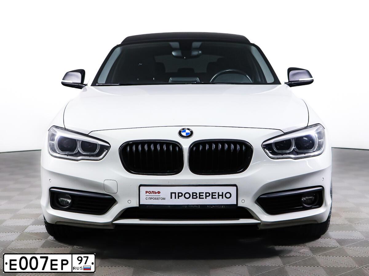 Фото автомобиля BMW 118I, 2017 — госномер С203СХ40. Цвет: Белый