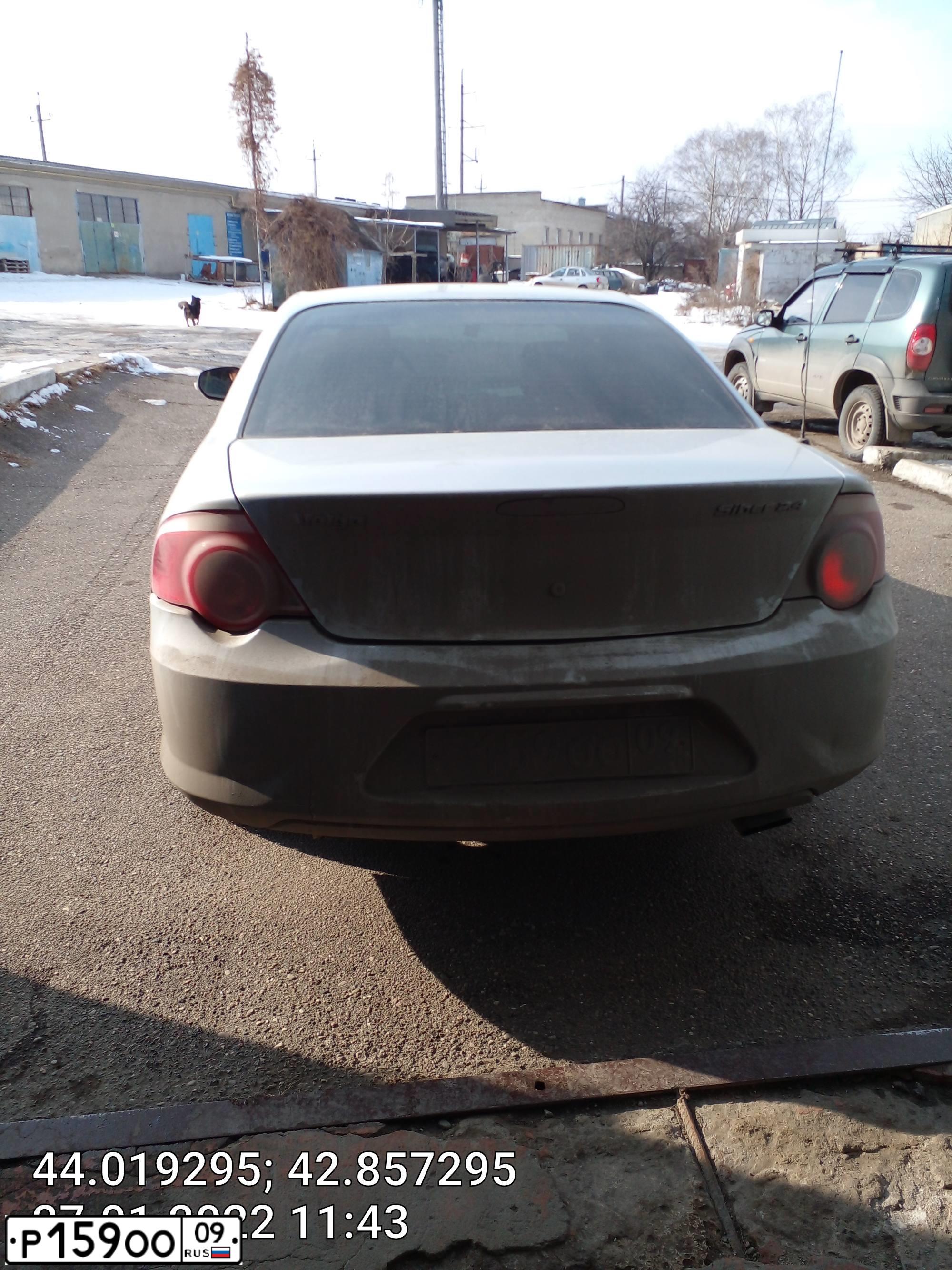 Фото автомобиля GAZ WOLGA SIBER, 2009 — госномер М361ВЕ126. Цвет: СЕРЫЙ