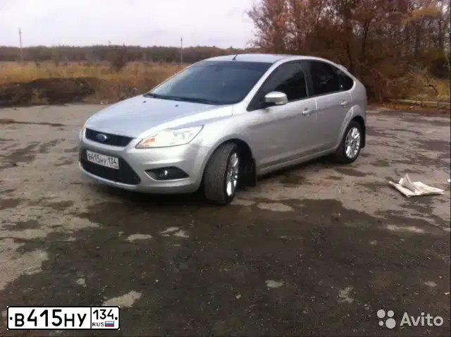 Фото автомобиля FORD FOCUS, 2008 — госномер В600ВО134. Цвет: Серебристый