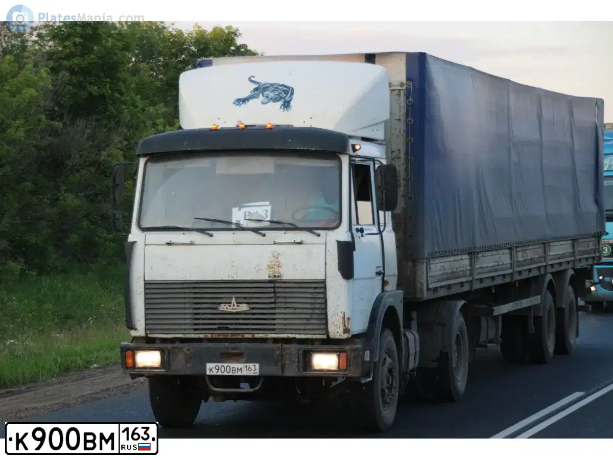 Фото автомобиля MAZ 5432 /4X2/, 2007 — госномер К900ВМ163. Цвет: Белый