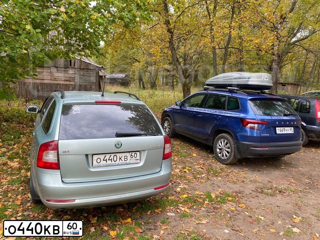 Фото автомобиля SKODA OCTAVIA, 2012 — госномер Т741АК198. Цвет: БЛЕКЛО-ЗЕЛЕНЫЙ