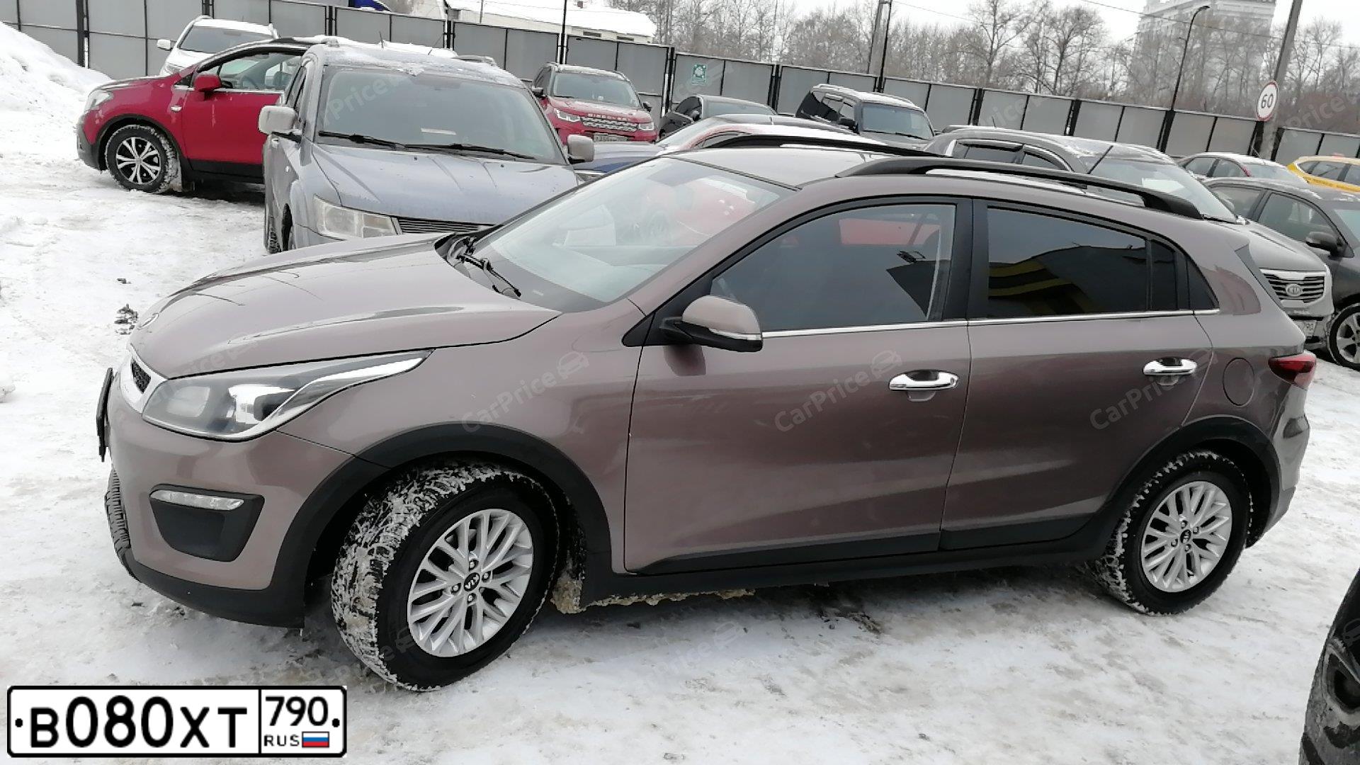 Фото автомобиля KIA RIO, 2017 — госномер В080ХТ790. Цвет: СВЕТЛО-КОРИЧНЕВЫЙ