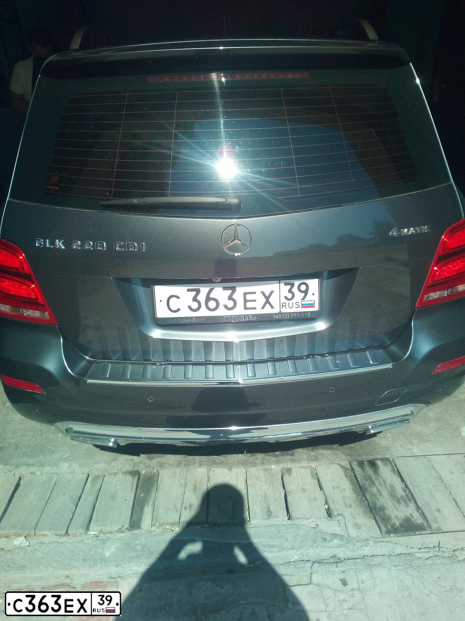 Фото автомобиля MERCEDES GLK-KLASSE, 2012 — госномер С363ЕХ39