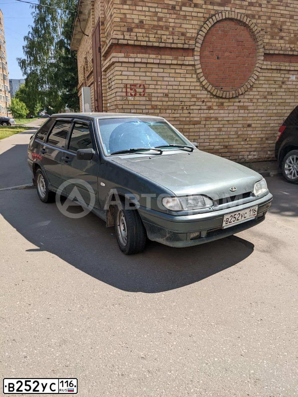 Фото автомобиля LADA 2114 SAMARA, 2010 — госномер В252УС116. Цвет: СИНИЙ И ОТТЕНКИ