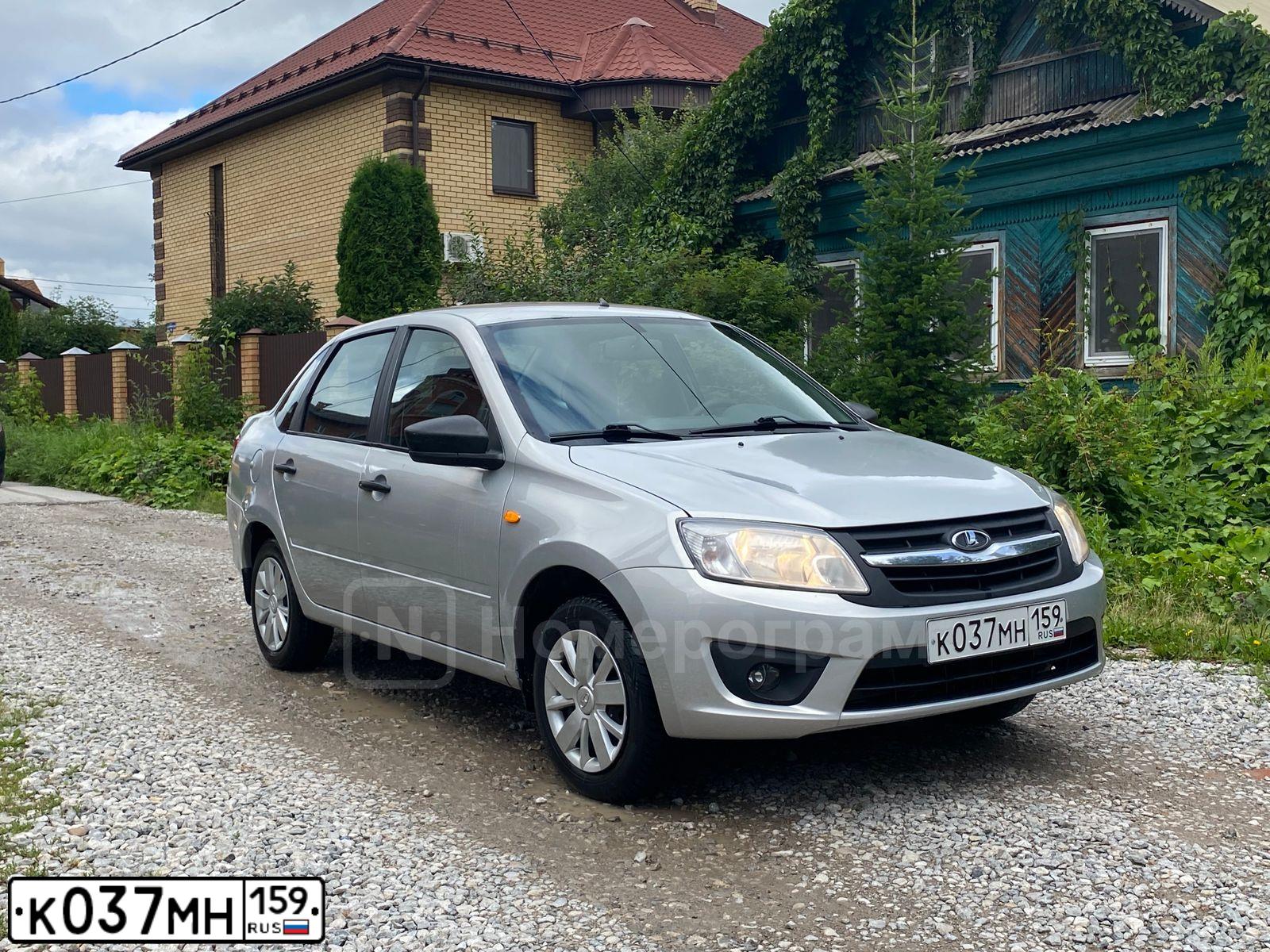 Фото автомобиля LADA 2190 GRANTA, 2016 — госномер А949ЕС774. Цвет: СЕРЕБРИСТЫЙ