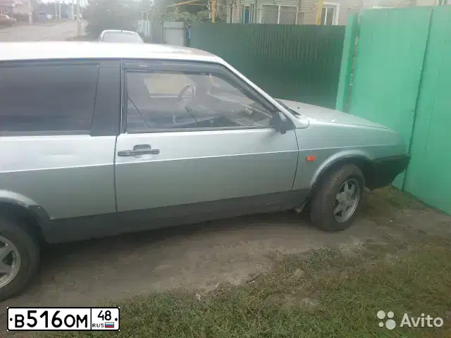Фото автомобиля LADA 2108 SAMARA, 1995 — госномер В516ОМ48. Цвет: СВЕТЛО-ГОЛУБОЙ