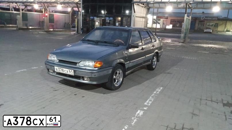 Фото автомобиля LADA 2115 SAMARA, 2005 — госномер А378СХ61. Цвет: СРЕДНИЙ СЕРО-ЗЕЛЕНЫЙ МЕТ.