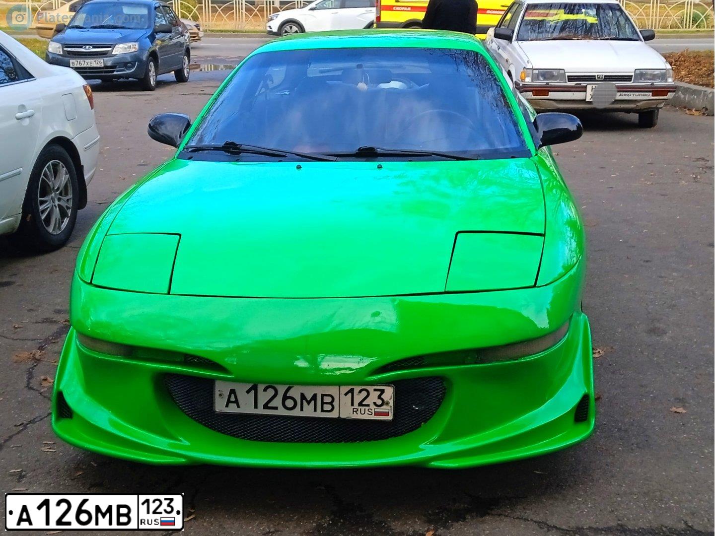 Фото автомобиля FORD PROBE, 1992 — госномер А126МВ123. Цвет: ЗЕЛЕНЫЙ