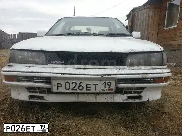 Фото автомобиля TOYOTA COROLLA, 1989 — госномер Н871ММ19