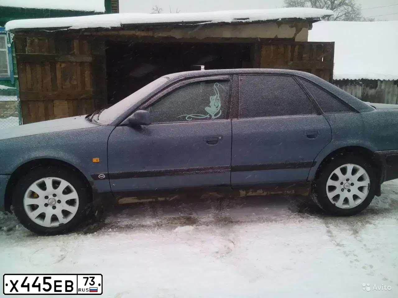 Фото автомобиля LADA 2107, 2006 — госномер Х445ЕВ73. Цвет: ЧЕРНЫЙ