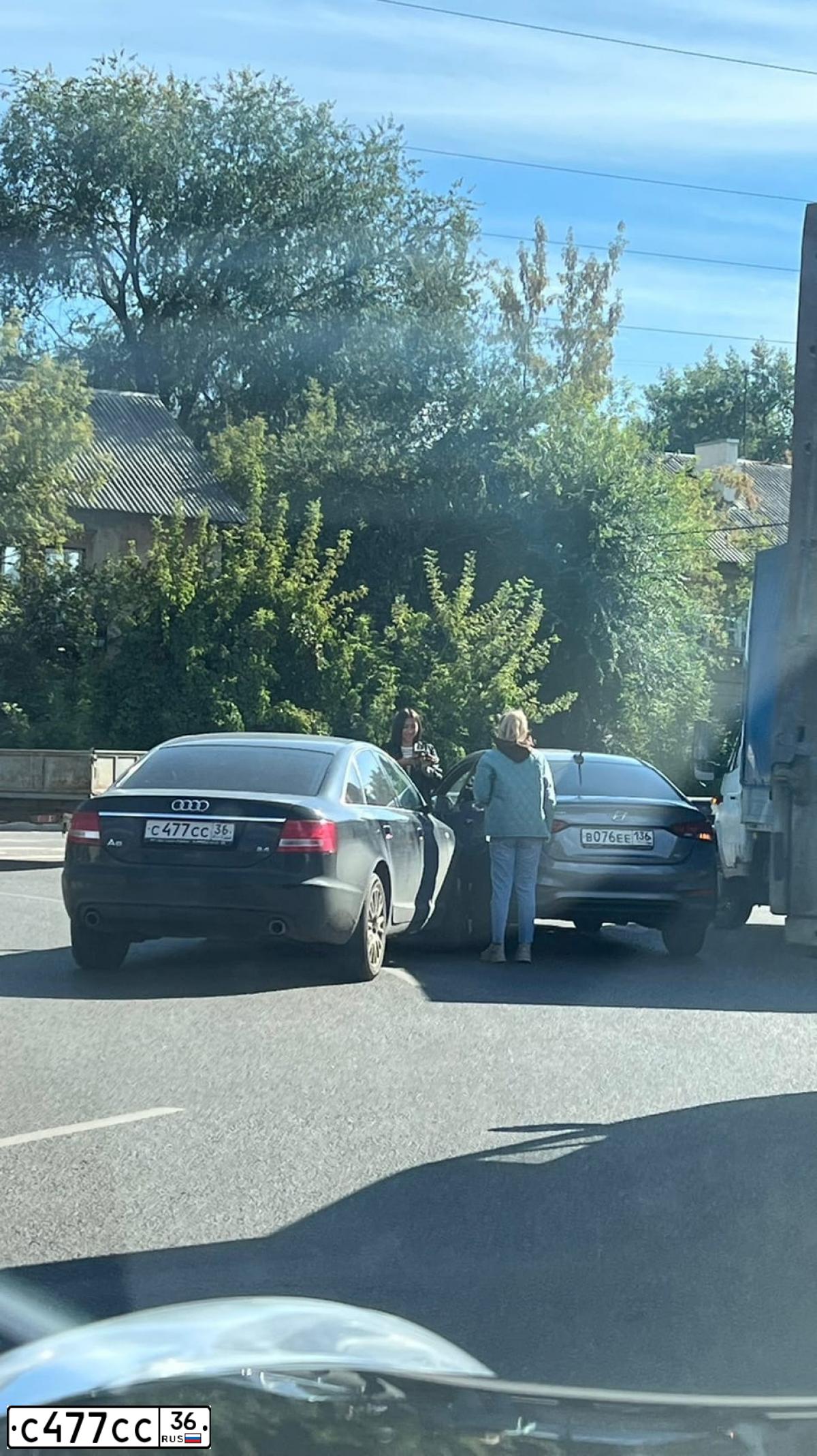 Фото автомобиля AUDI A6, 2008 — госномер С477СС36. Цвет: ЧЕРНЫЙ