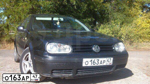 Фото автомобиля VOLKSWAGEN GOLF, 1999 — госномер О816МТ36. Цвет: ЧЕРНЫЙ