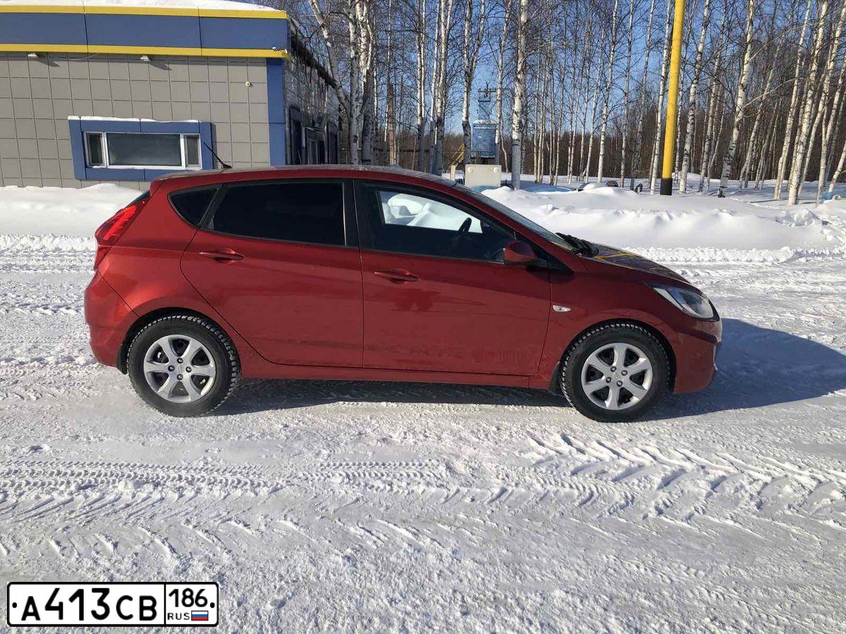 Фото автомобиля HYUNDAI SOLARIS, 2011 — госномер О490ВН774