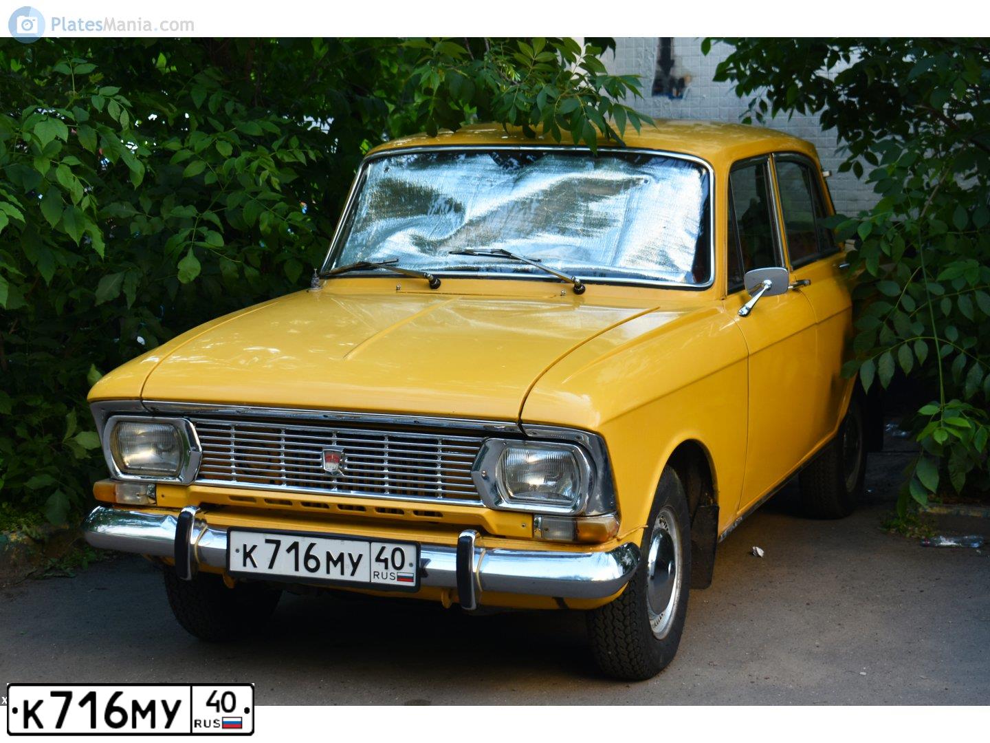 Фото автомобиля АЗЛК М-21412, 1993 — госномер К716МУ40. Цвет: Сине-зеленый