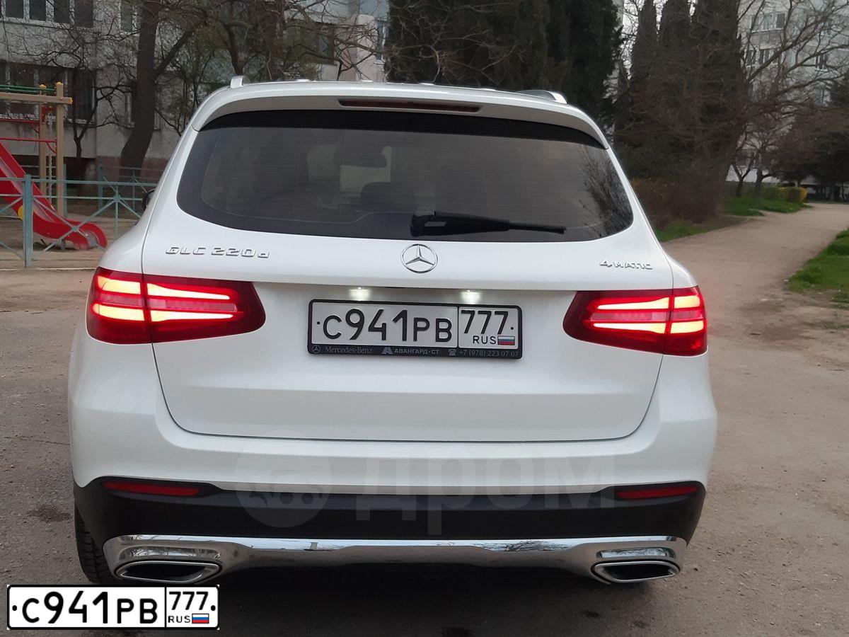 Фото автомобиля MERCEDES GLC-KLASSE, 2015 — госномер А468ХУ92. Цвет: Белый