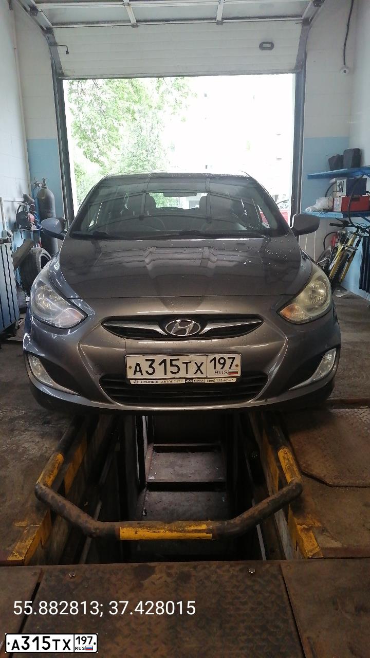 Фото автомобиля HYUNDAI SOLARIS, 2012 — госномер А315ТХ197. Цвет: ЧЕРНЫЙ СВЕТЛЫЙ
