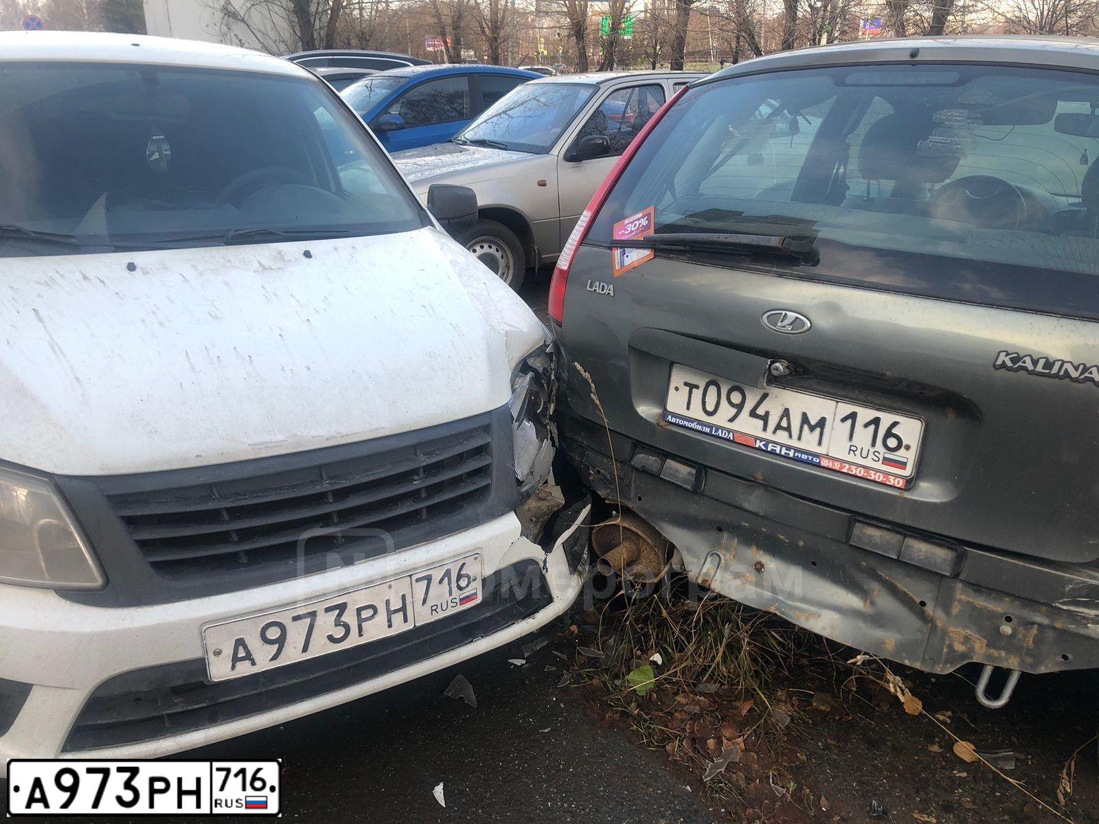 Фото автомобиля LADA 2190 GRANTA, 2018 — госномер А973РН716. Цвет: Белый