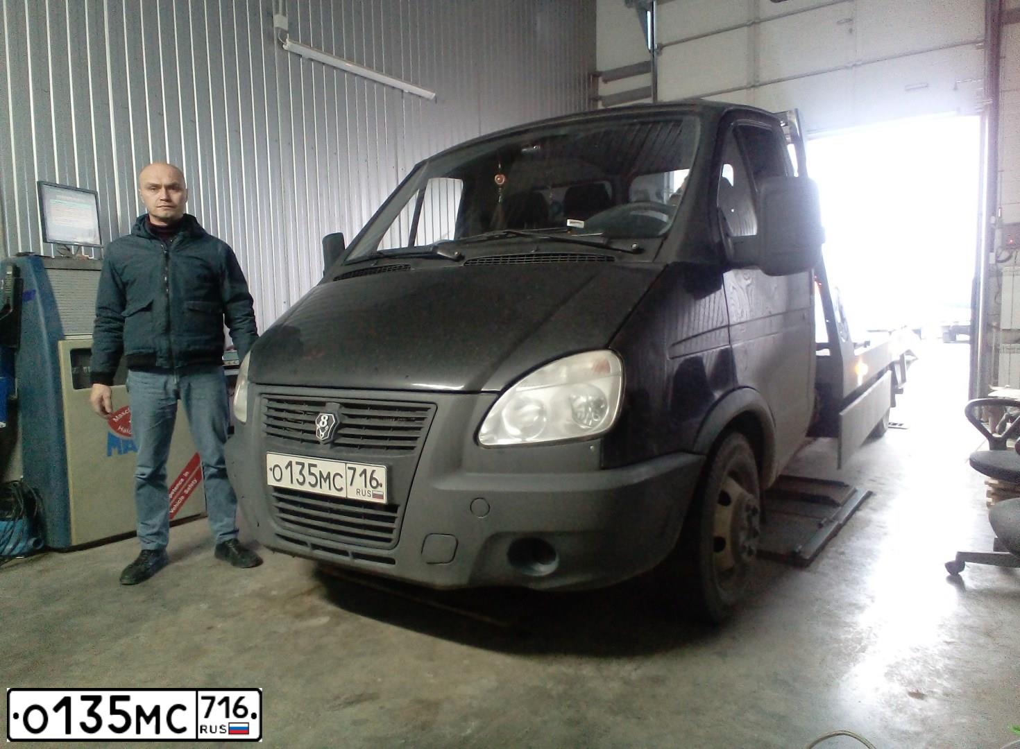 Фото автомобиля GAZ 2705 EL, 2011 — госномер С154НА716. Цвет: ЧЕРНЫЙ