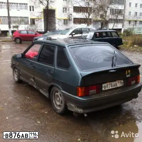 Фото автомобиля LADA 2114 SAMARA, 2007 — госномер В876АВ116. Цвет: СЕРО-СИНЕ-ЗЕЛЕНЫЙ