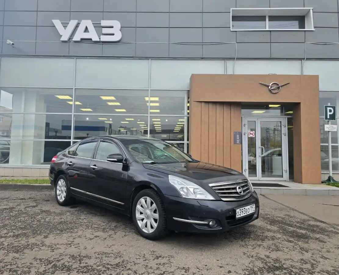 Фото автомобиля NISSAN TEANA, 2010 — госномер О393ЕО197. Цвет: ЧЕРНЫЙ