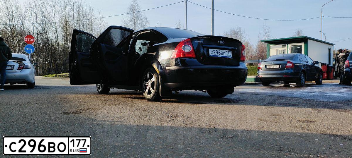 Фото автомобиля FORD FOCUS, 2005 — госномер С296ВО177. Цвет: ЧЕРНЫЙ