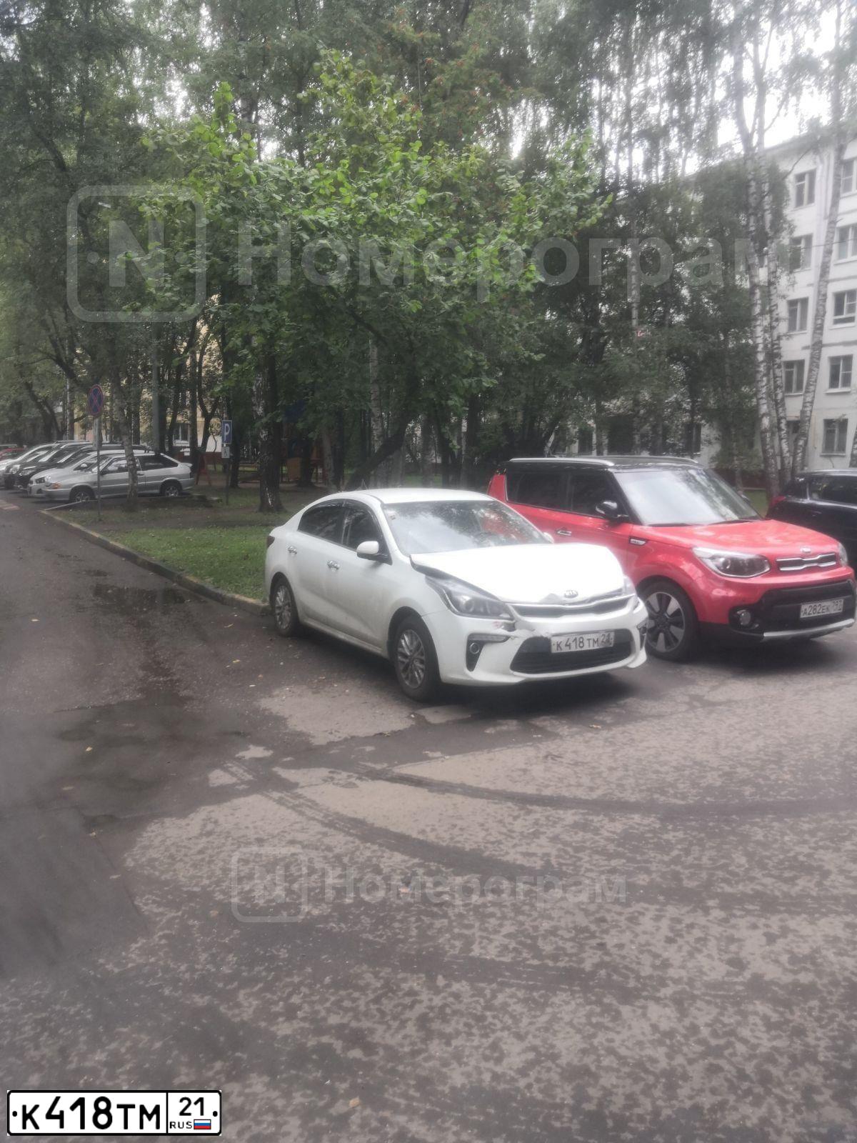 Фото автомобиля SUBARU OUTBACK, 2008 — госномер К418ТМ21. Цвет: СЕРЫЙ