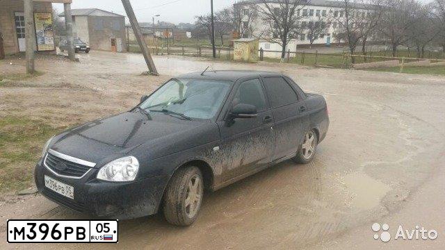 Фото автомобиля LADA 2170 PRIORA, 2012 — госномер М535МТ05. Цвет: Сине-Черный