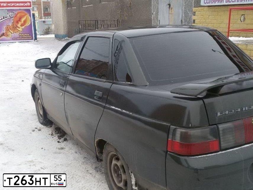 Фото автомобиля LADA 2110, 2003 — госномер Т263НТ55. Цвет: ЗОЛОТИСТО-ТЕМНО-ЗЕЛЕНЫЙ