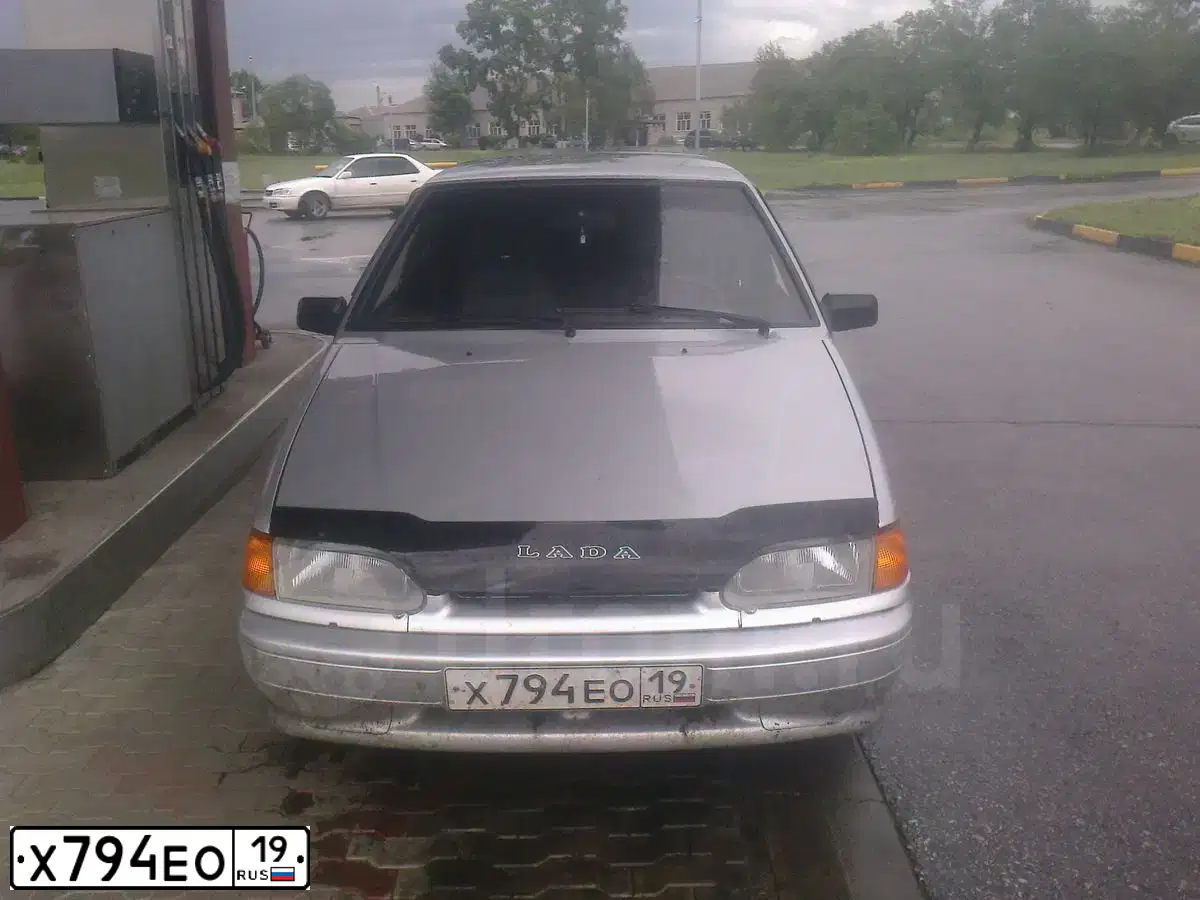 Фото автомобиля LADA 2114 SAMARA, 2007 — госномер Х794ЕО19. Цвет: Серый