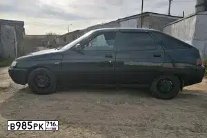 Фото автомобиля LADA 2112 LADA, 2007 — госномер В985РК716. Цвет: ГРАФИТОВЫЙ МЕТАЛЛИК