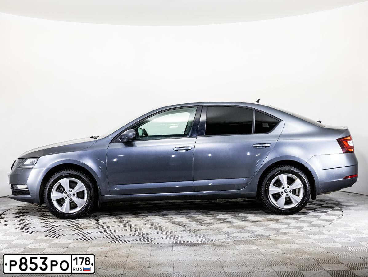 Фото автомобиля SKODA OCTAVIA, 2016 — госномер С783КР198. Цвет: ТЕМНО-СЕРЫЙ