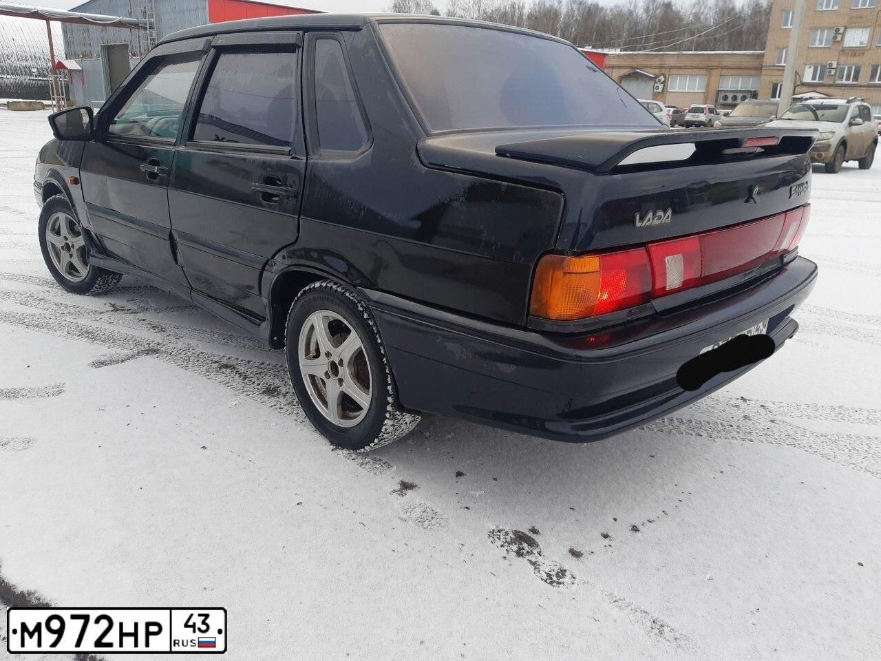 Фото автомобиля LADA 2115 SAMARA, 2007 — госномер М972НР43. Цвет: ГРАФИТОВЫЙ МЕТАЛЛИК