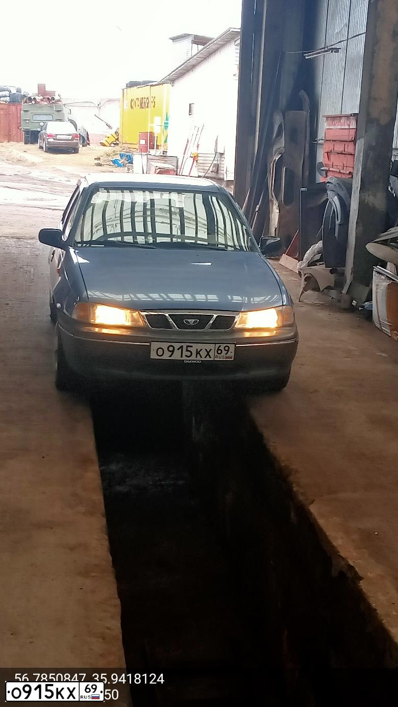 Фото автомобиля DAEWOO NEXIA, 2006 — госномер О915КХ69. Цвет: ПЕРЛАМУТРОВО ГОЛУБОЙ