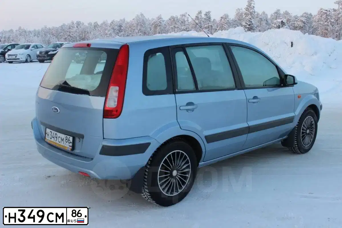 Фото автомобиля FORD FUSION, 2007 — госномер М847КХ45. Цвет: СЕРО-ГОЛУБОЙ