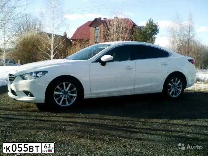 Фото автомобиля MAZDA 6, 2006 — госномер А185АМ763. Цвет: ФИОЛЕТОВЫЙ ТЕМНЫЙ