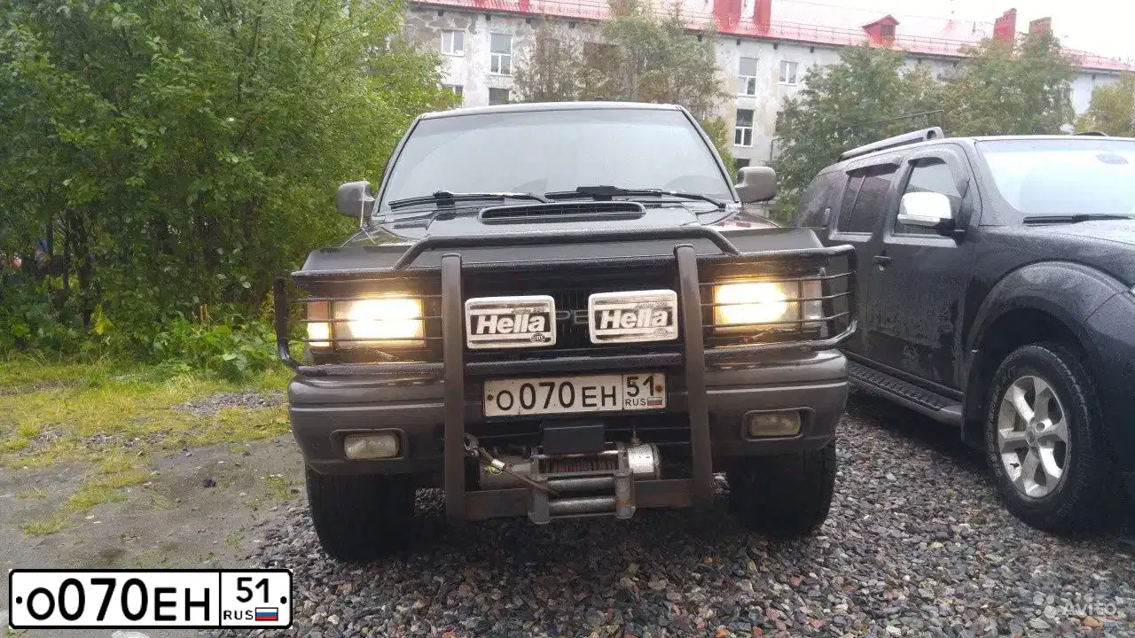 Фото автомобиля OPEL MONTEREY, 1993 — госномер О070ЕН51. Цвет: ЗЕЛЕНЫЙ